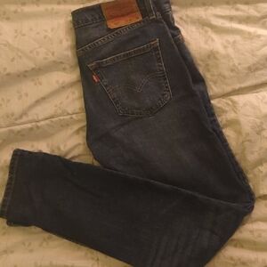 Levi's 511 Dark Blue Relaxed Fit Jeans 33x34